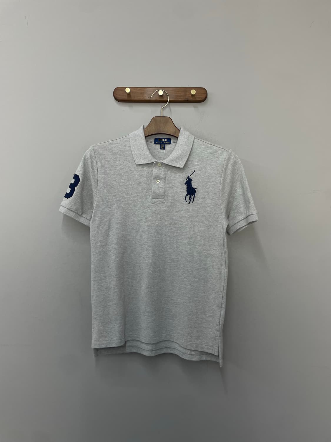 폴로 랄프로렌 빅포니 그레이 카라 반팔 H2571 상품이미지2