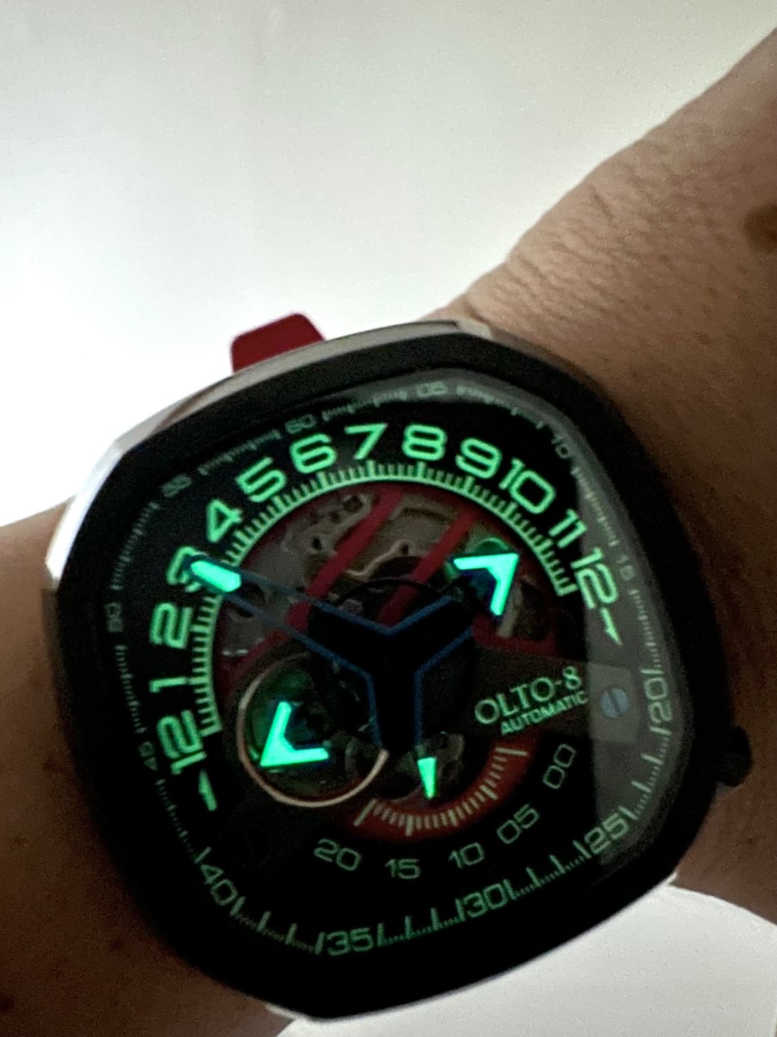 기계식 스켈레톤 올토8한정판 인피니티 오토매틱 희귀 대시보드 레이싱 상품이미지7