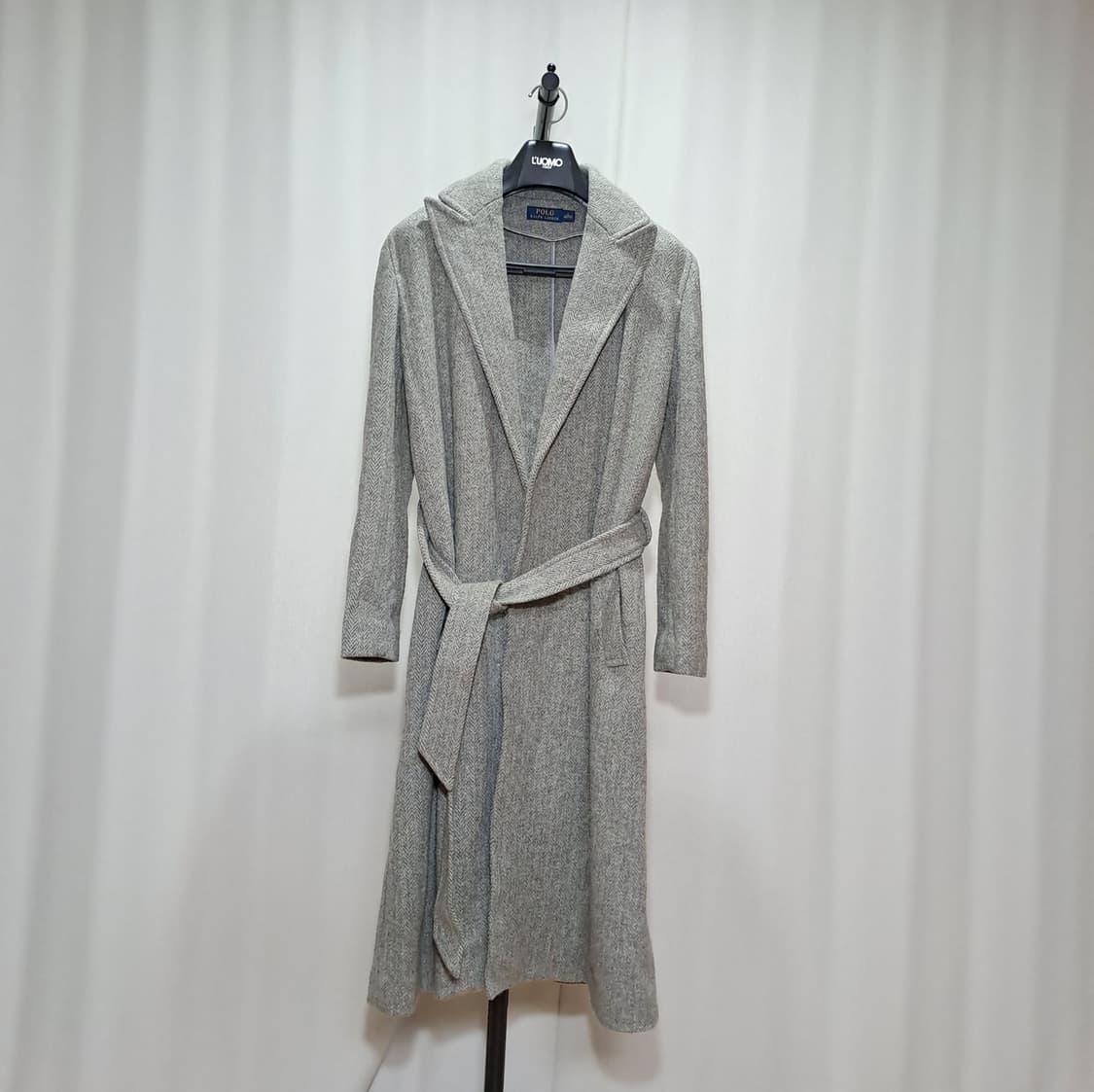 (여성) 폴로랄프로렌 헤링본 벨티드 울 100% 랩 코트 B534 상품이미지1