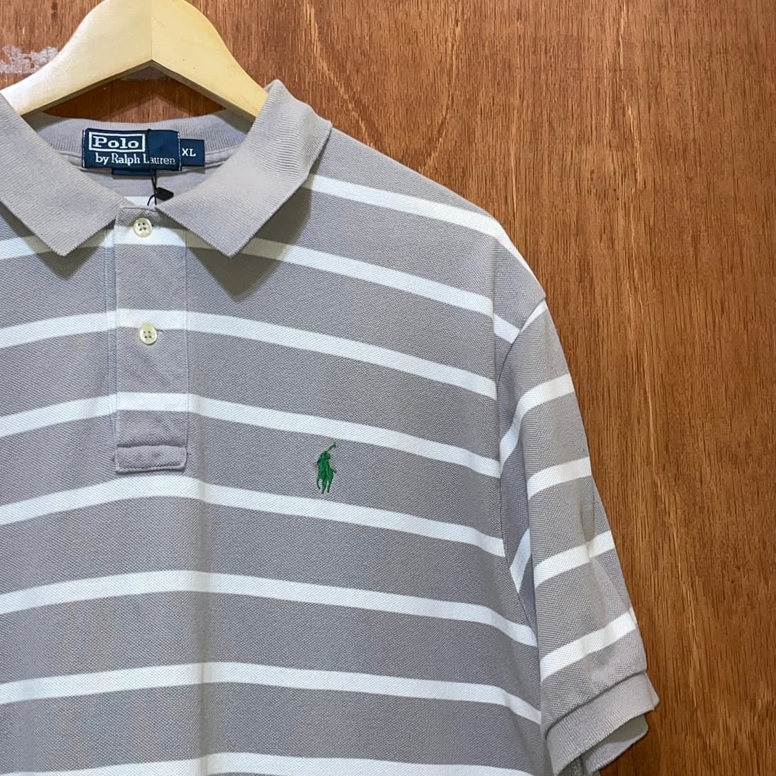 (XL) POLO 폴로 랄프로렌 반팔 스트라이프 카라티 상품이미지2