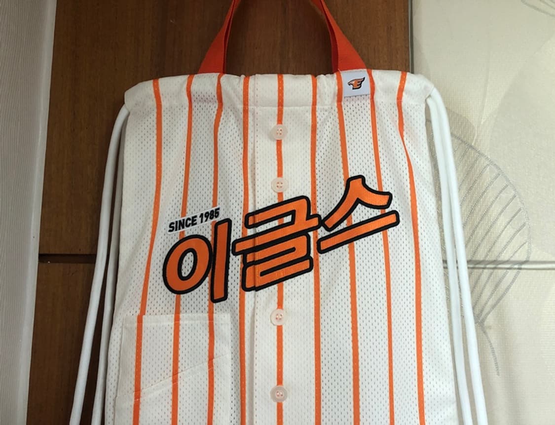KBO 한화이글스 레전드유니폼 짐색/가방 32X42cm 상품이미지2