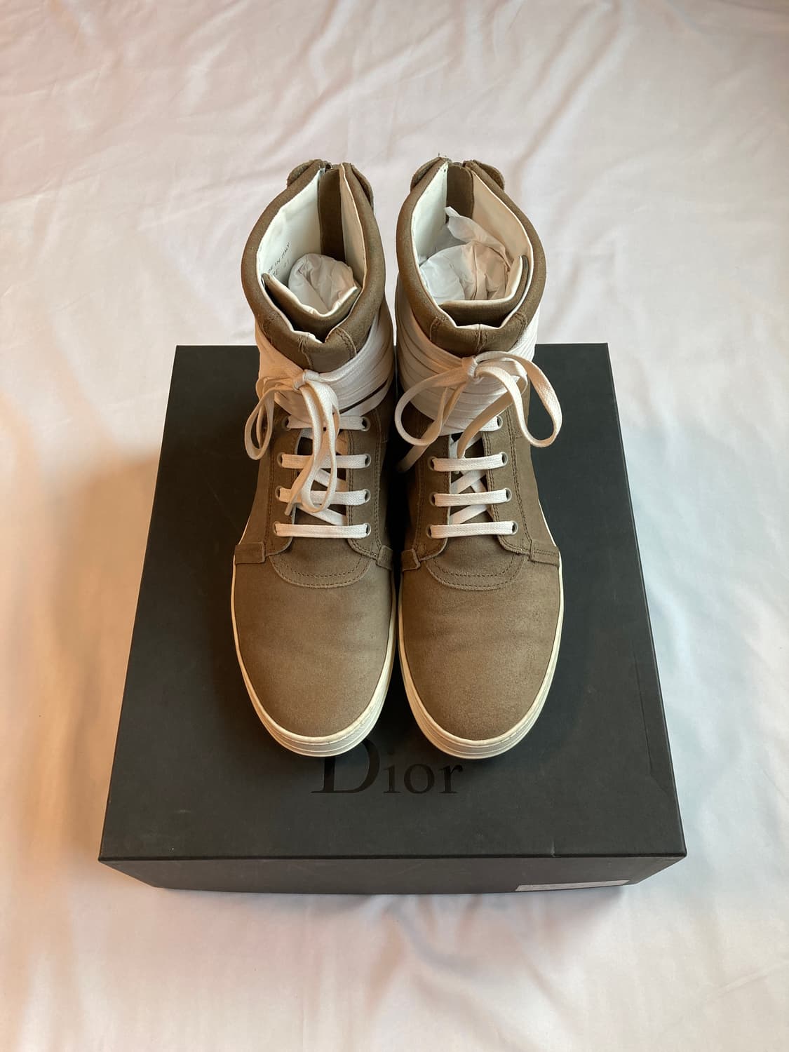 [41] 디올옴므 dior homme 끈칭칭 하이탑 베이지 상품이미지6