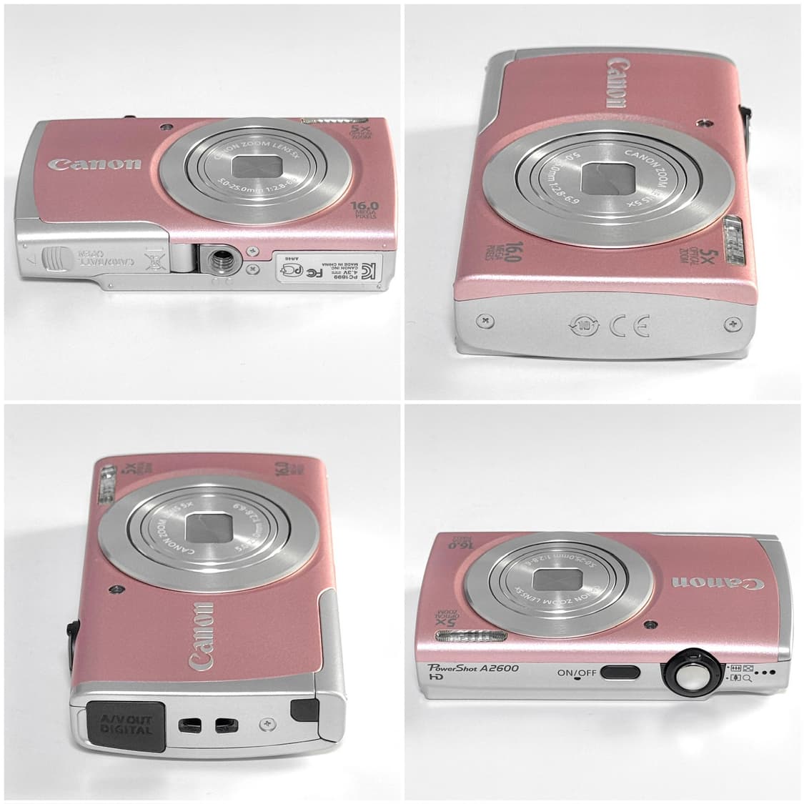캐논 파워샷 A2600 IS 베이비핑크 빈티지디카 상품이미지3