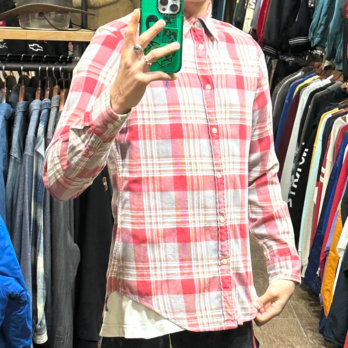 [HI] 폴로 랄프로렌 체크핑크 상품이미지4