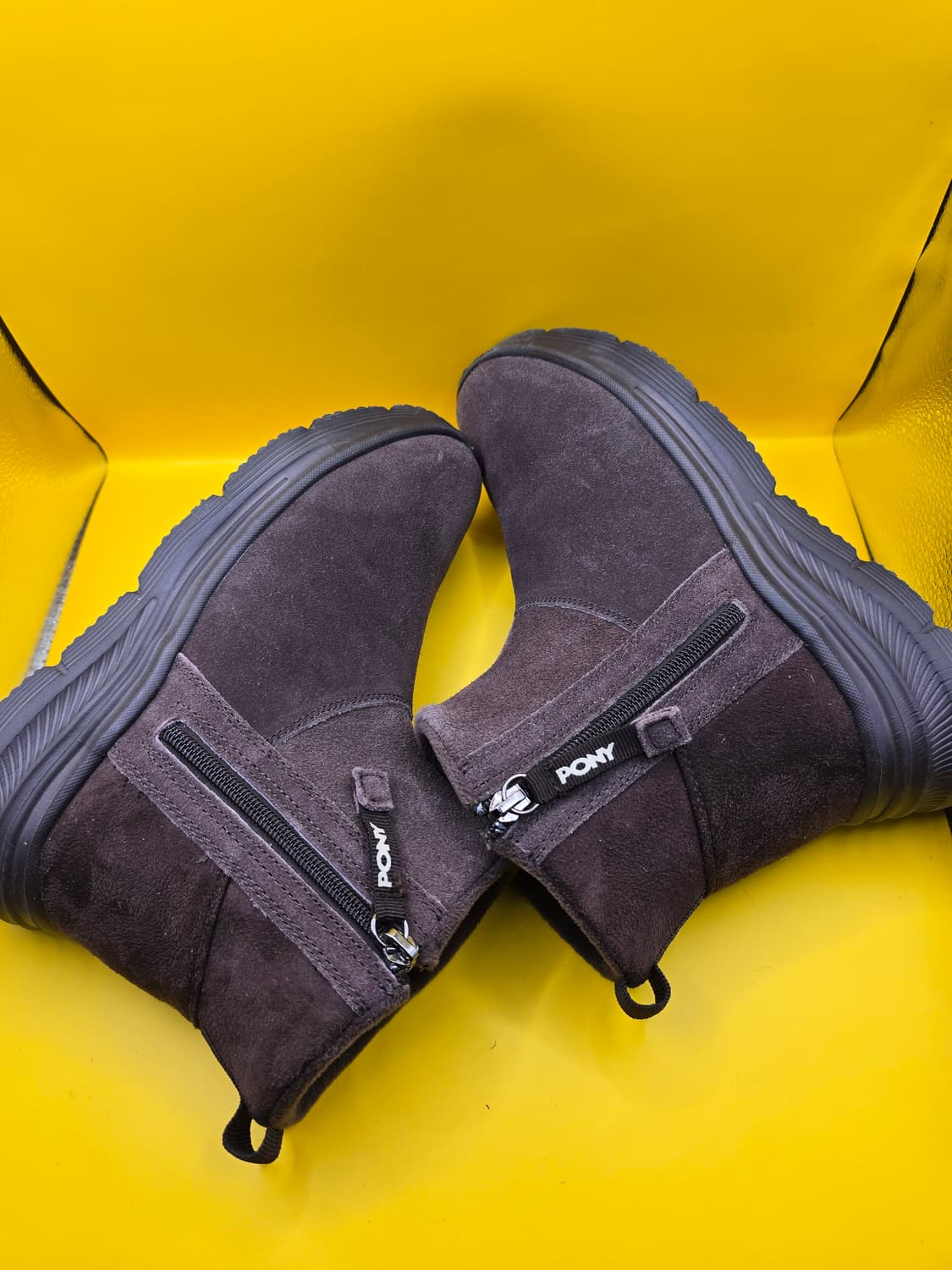 포니스웨이드 털안감 앵클 부츠240 상품이미지5