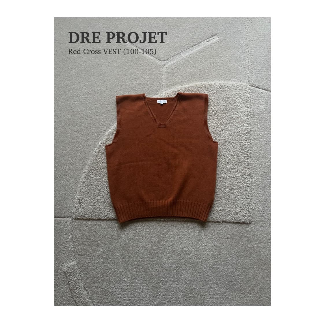 드레프로젝트 Red Cross Vest (103-105) 상품이미지1