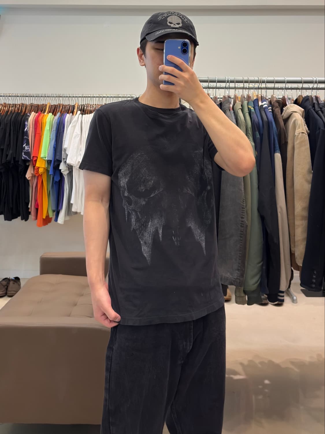 디젤 스컬 프린팅 반팔 상품이미지8
