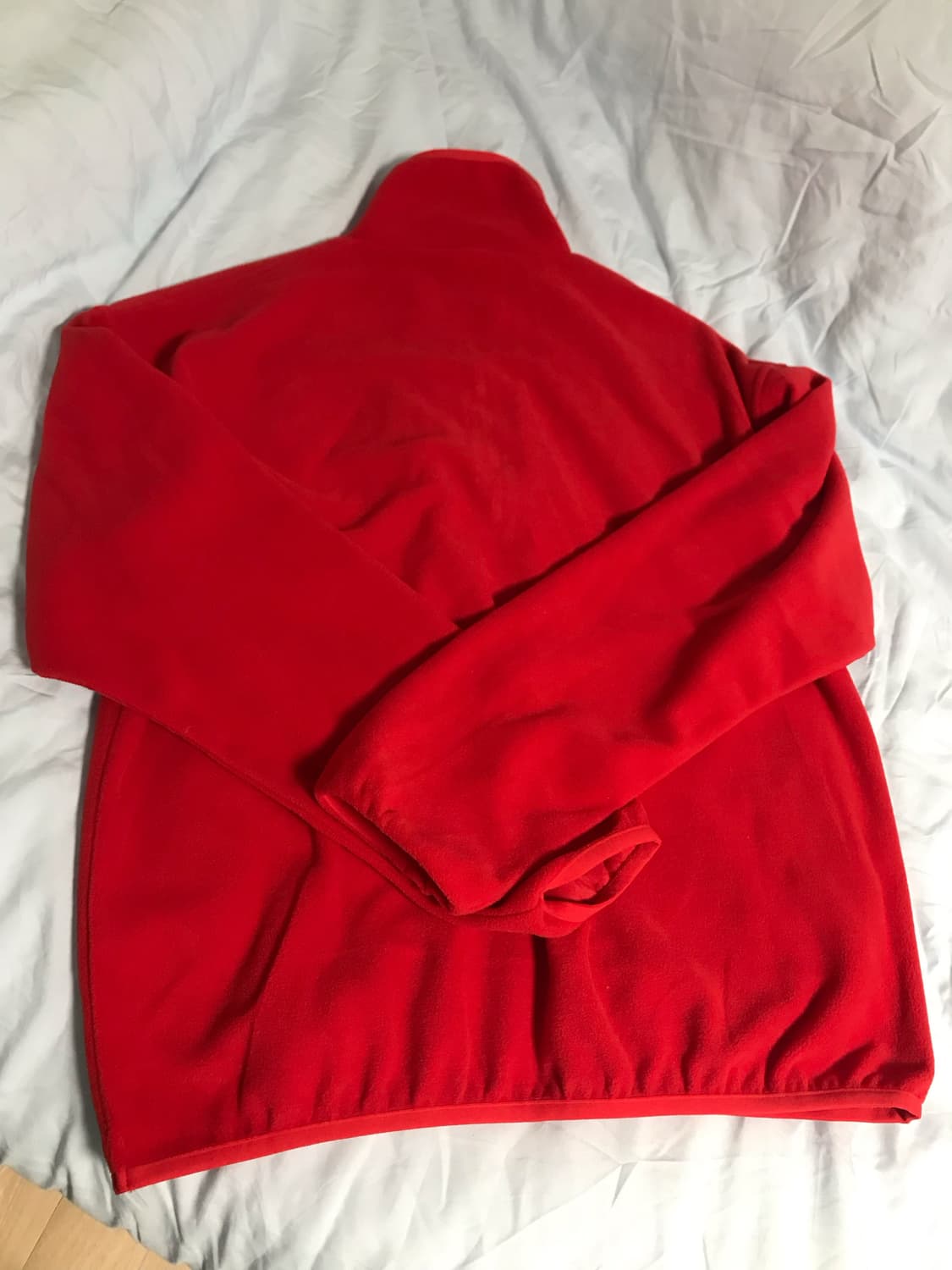 엔조블루스 플리스 하프 집업 스웻셔츠 (red) Free 상품이미지2