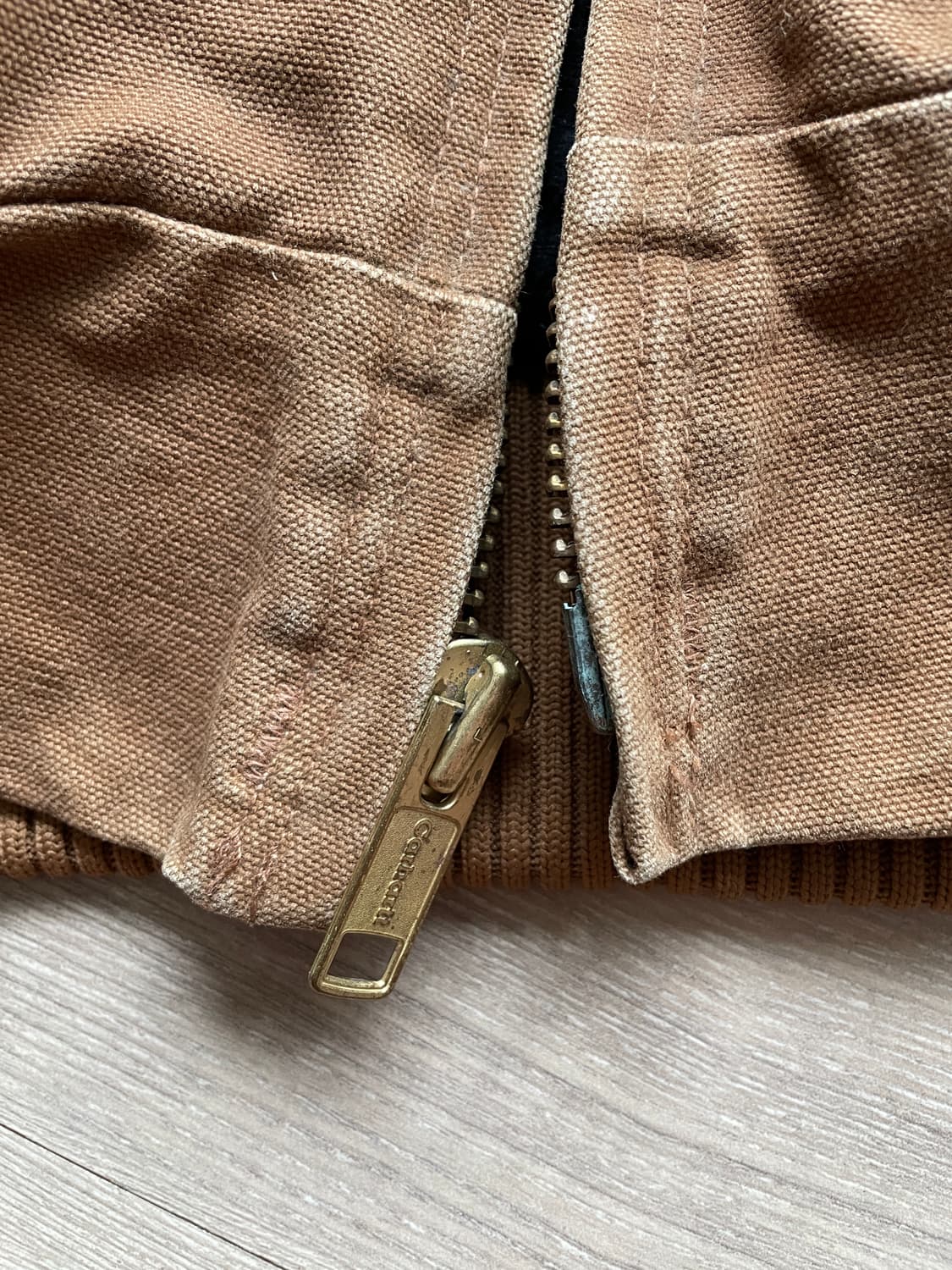 칼하트 j130 BRN 브라운 액티브 자켓 샌드스톤 상품이미지8