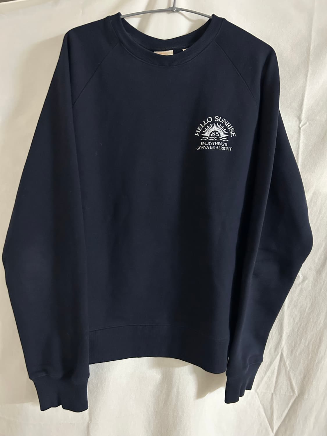 헬로선라이즈 네이비 맨투맨 상품이미지2