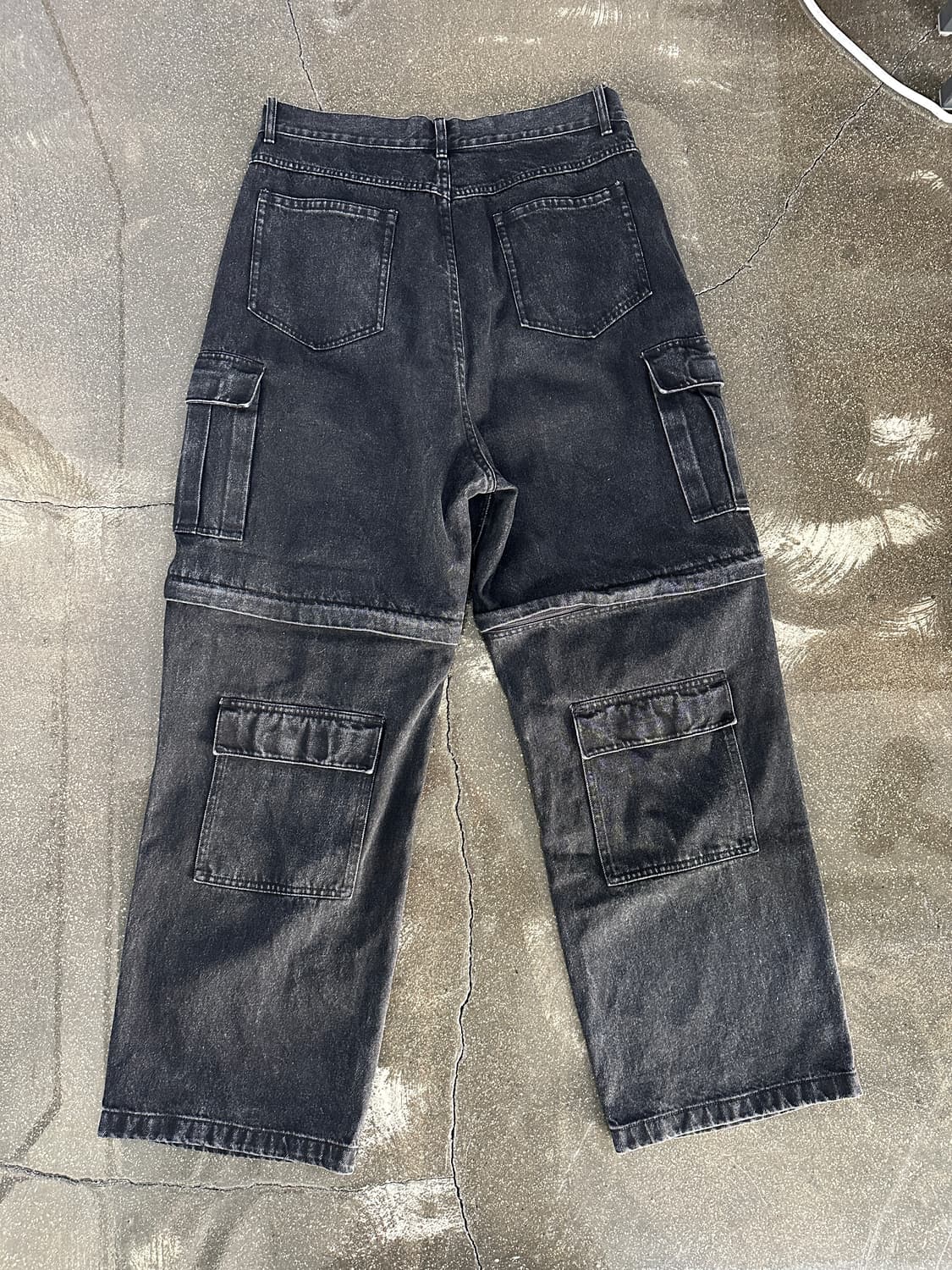 [L] MNGU 컨버터블 카고 데님 팬츠 상품이미지4