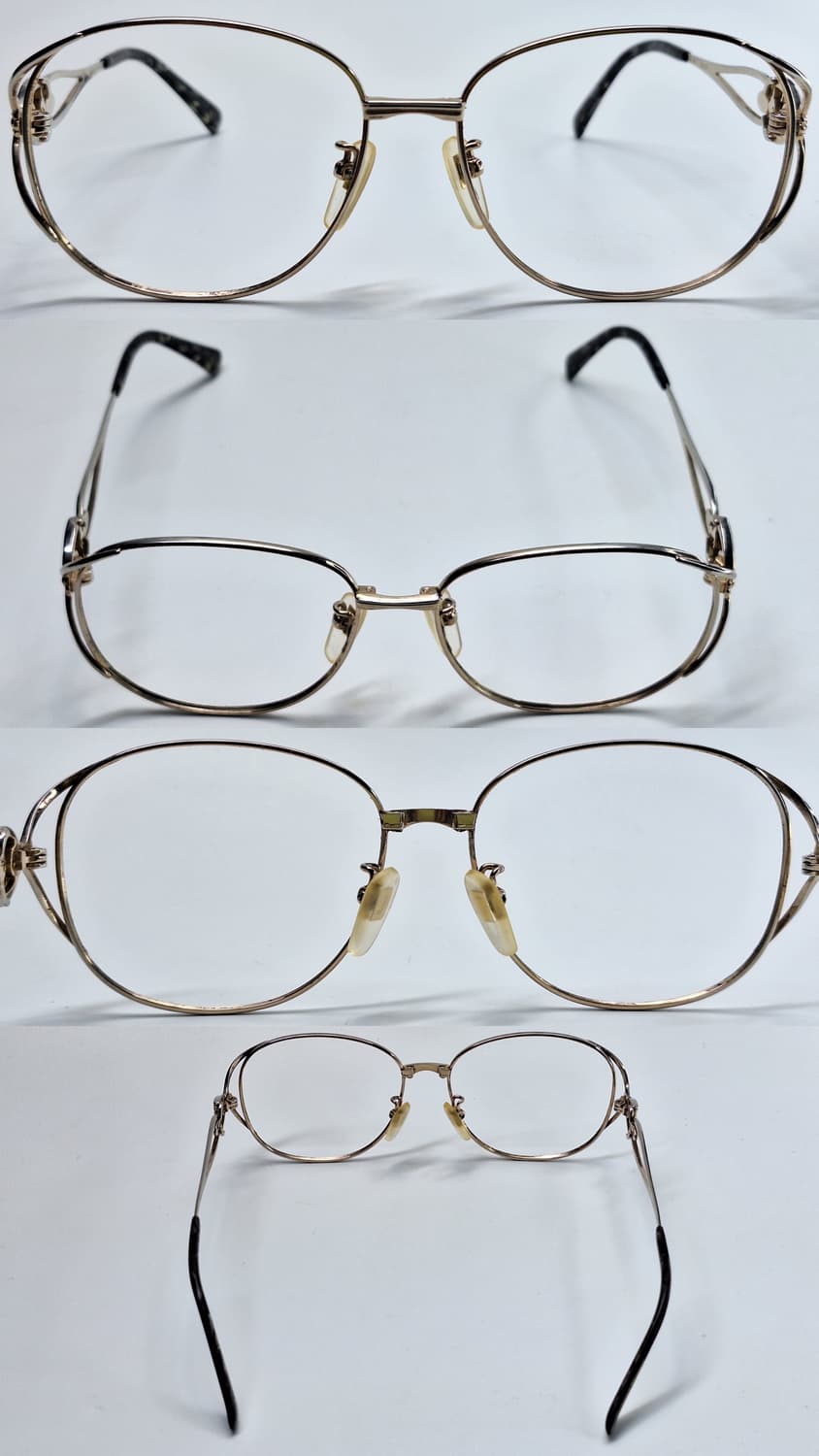 90s 일본 빈티지/란셀 LANCEL L-3225 순수 티타늄 안경테 상품이미지5