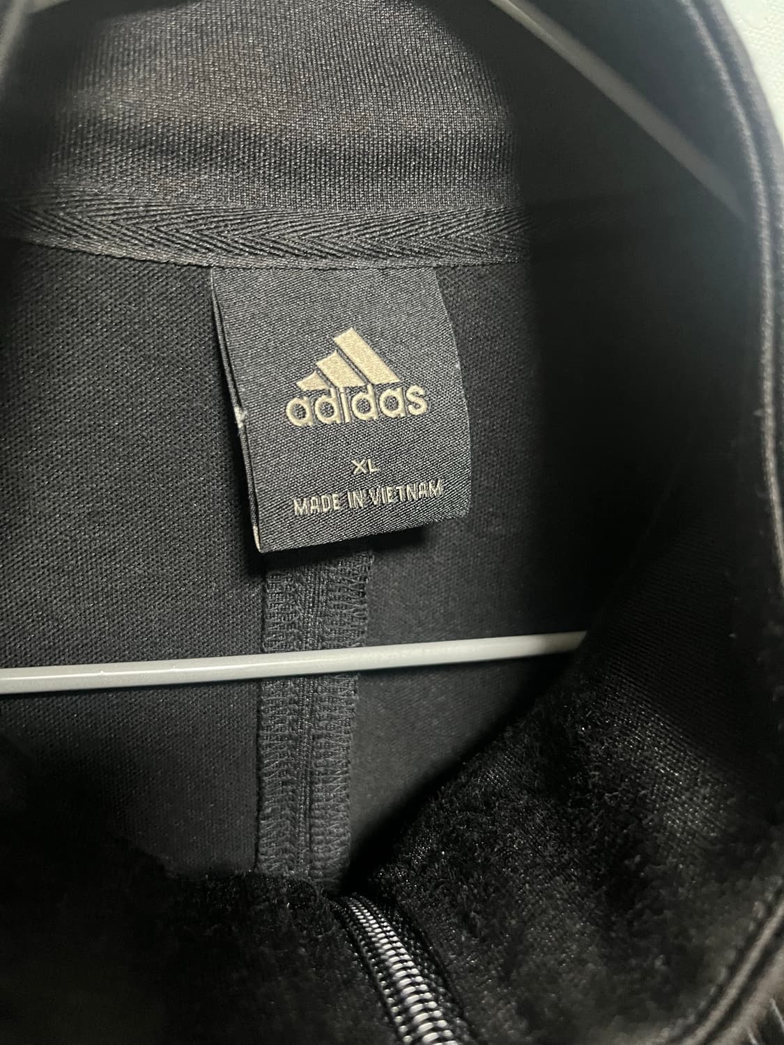 아디다스 블랙 삼선 트레이닝 집업 상품이미지4