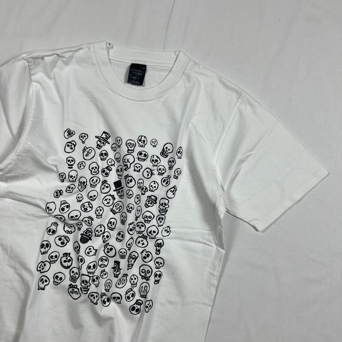 넘버나인 number nine 해골 스컬 파일 반팔티 상품이미지3
