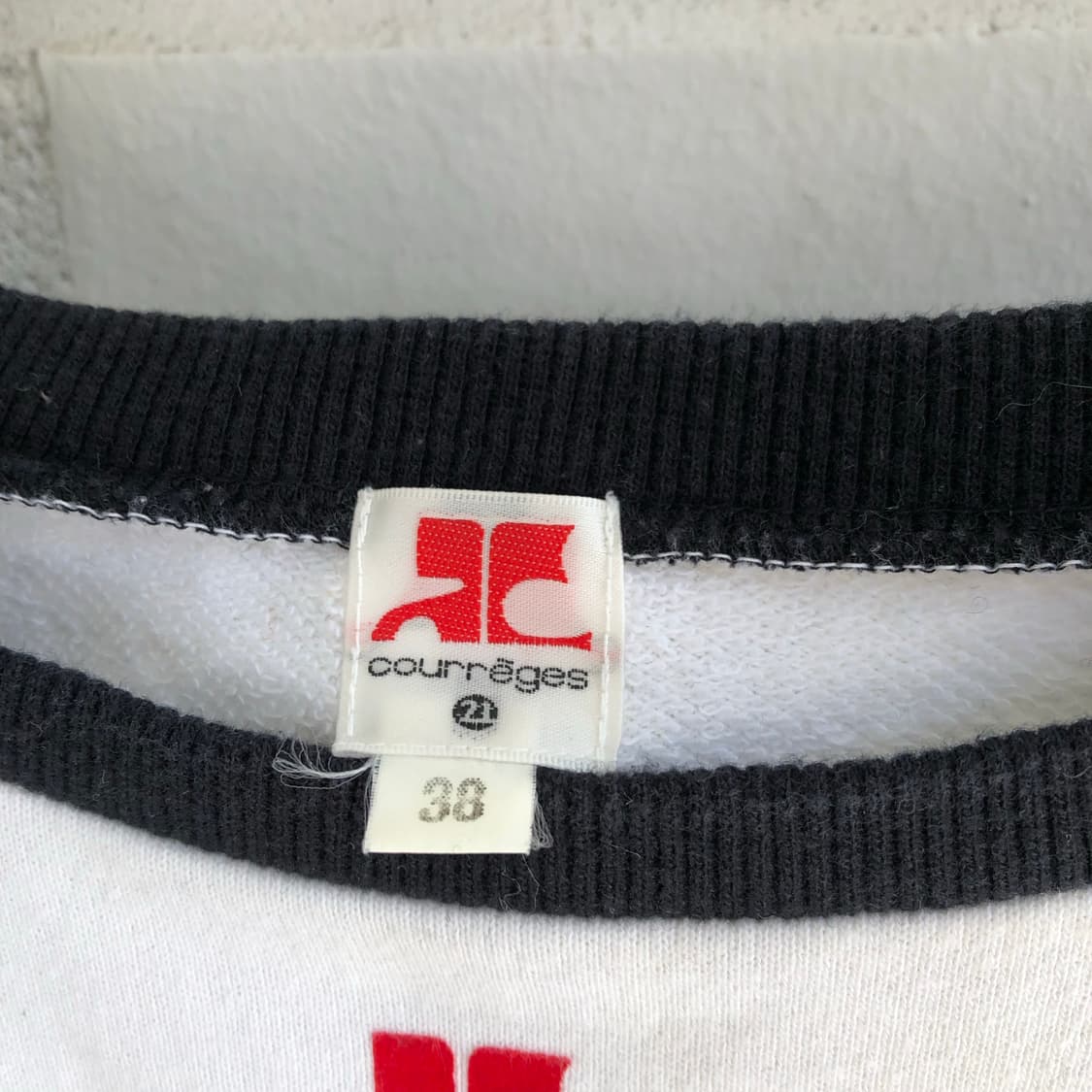 90s 꾸레쥬 나그랑 롱슬리브  상품이미지4