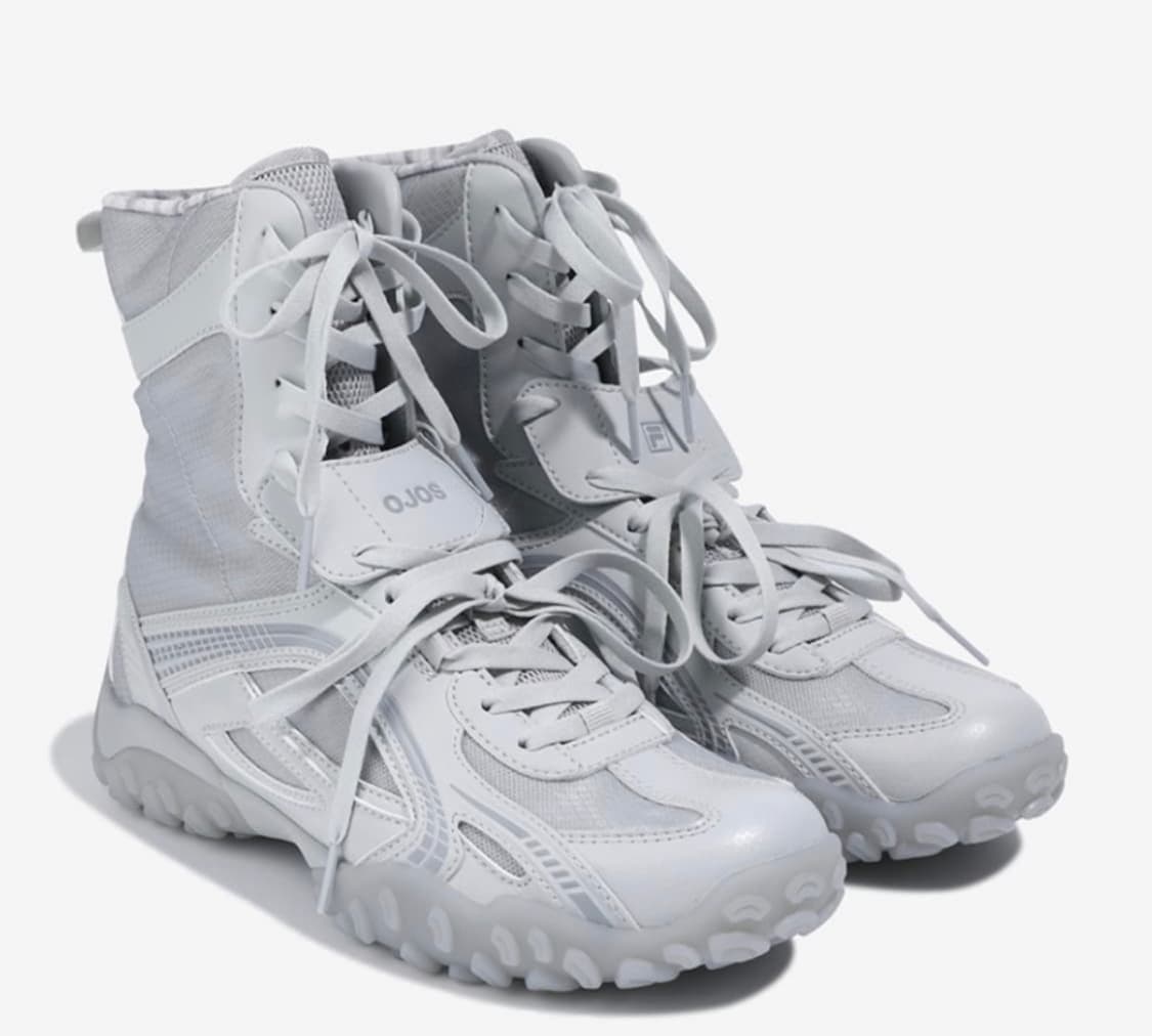 오호스X휠라 에샤페 미드 그레이 (키트X) 250 상품이미지1