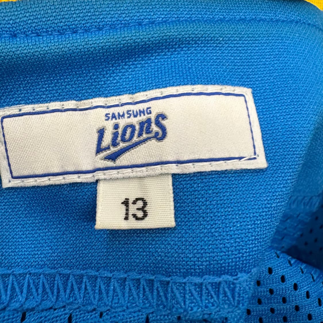 [정품/13] 삼성라이온즈 어린이 야구 유니폼 블루 b18 상품이미지7