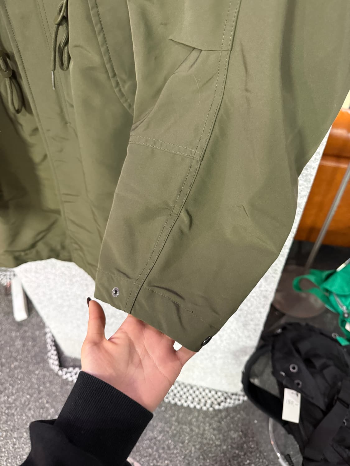 코드그라피 카키 오버핏 필드 자켓 B4369 상품이미지4