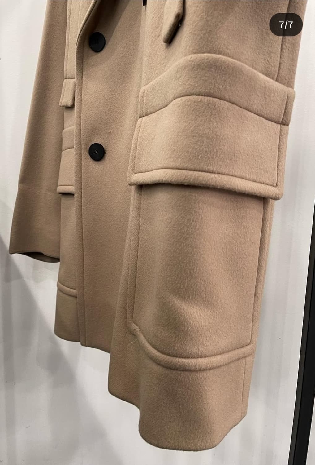 우영미 21fw베이지 코트 사이즈48(105~110) 팝니다. 상품이미지6