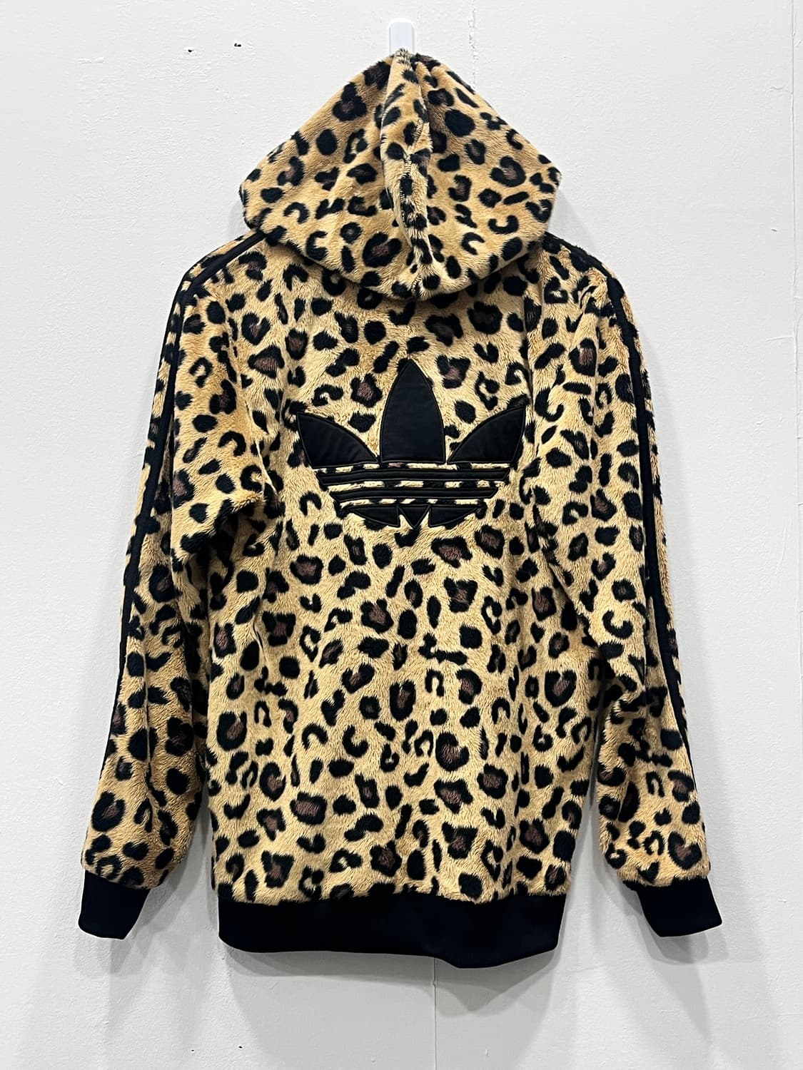 아디다스 레오파드 쉐르파 후드 집업 XL 상품이미지4