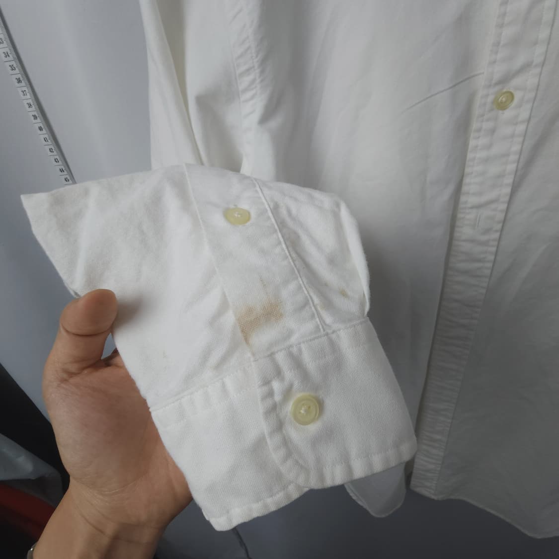 77(110) 폴로랄프로렌 정품 긴팔 셔츠 화이트  상품이미지5