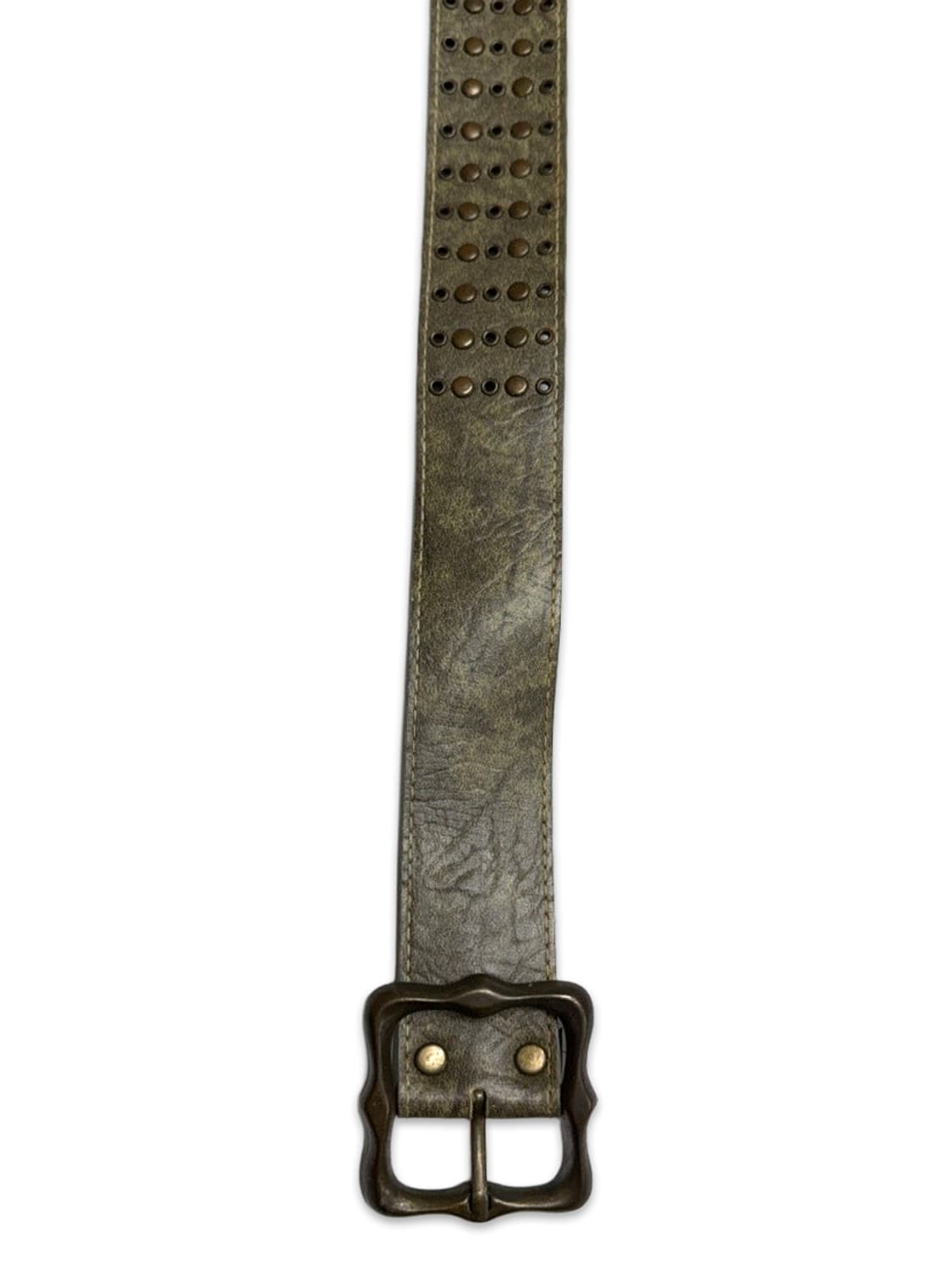 빈티지 카키 스터드 벨트 상품이미지4