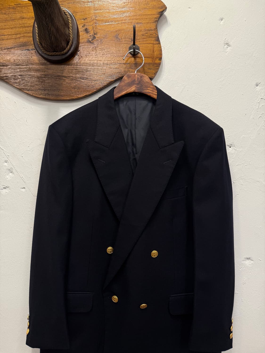 90s DAKS England Double-Breasted gold-to 상품이미지2