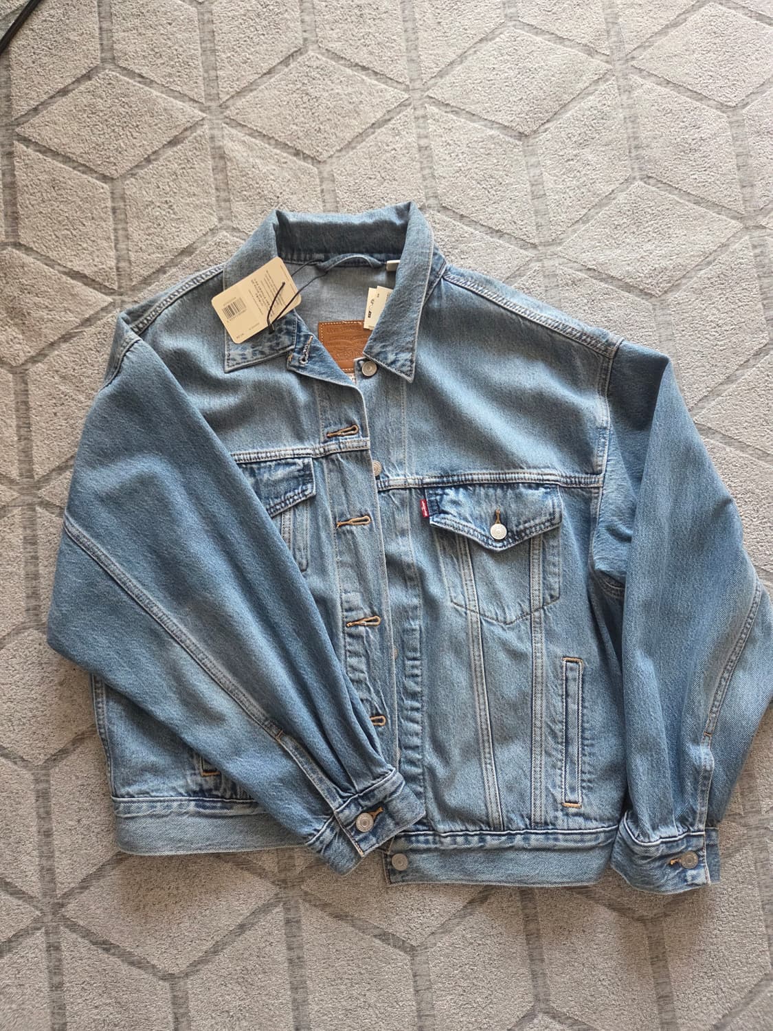 (새제품)리바이스 코리아 90s 트러커 청자켓 M 팝니다. 상품이미지2