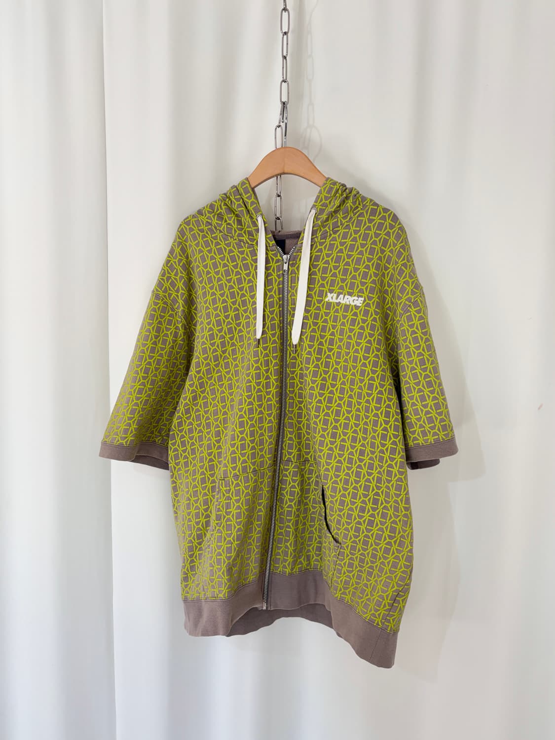 XLARGE short sleeve hood zip up 상품이미지2