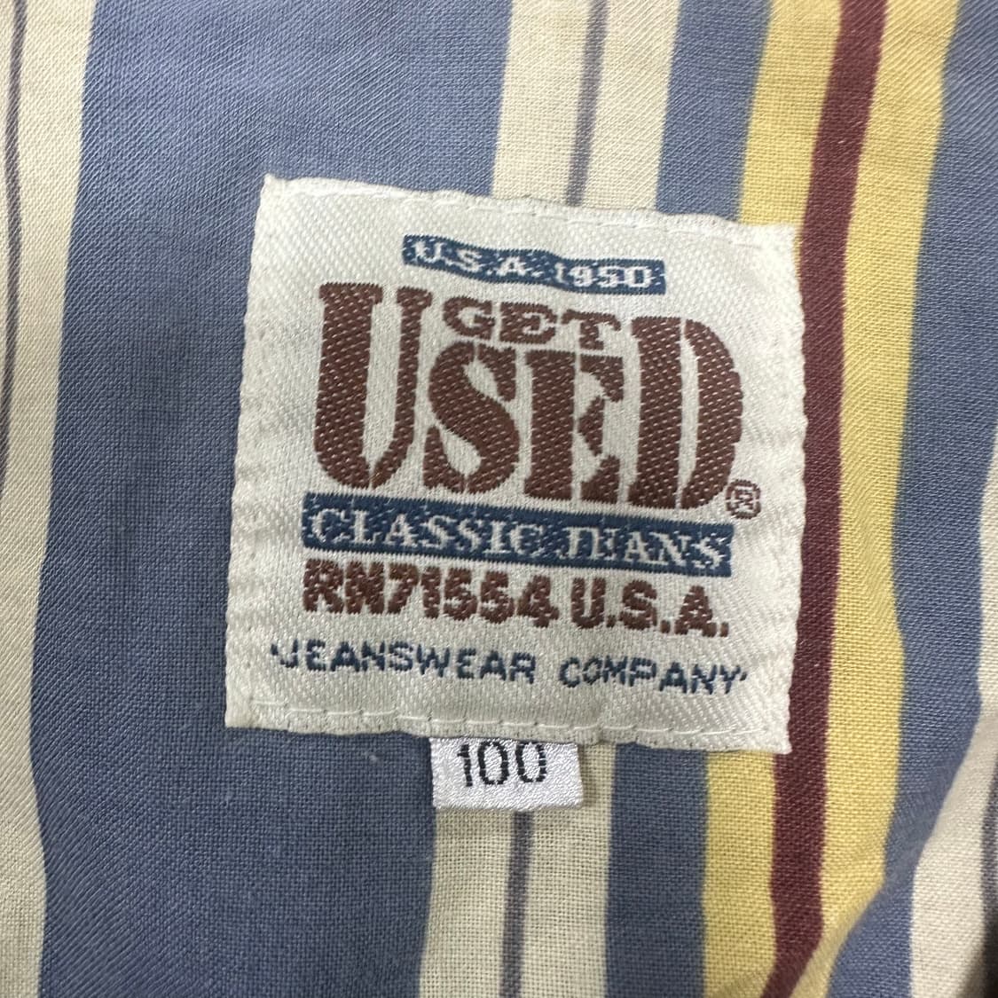 ✨ (바배) 겟 유즈드 데님 버건디 자켓  상품이미지3