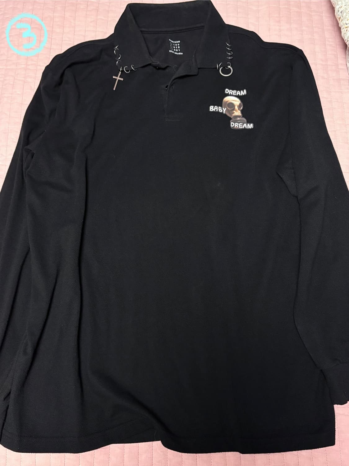 클럿스튜디오 피어싱 링 롱슬리브 pk 카라티 상품이미지7