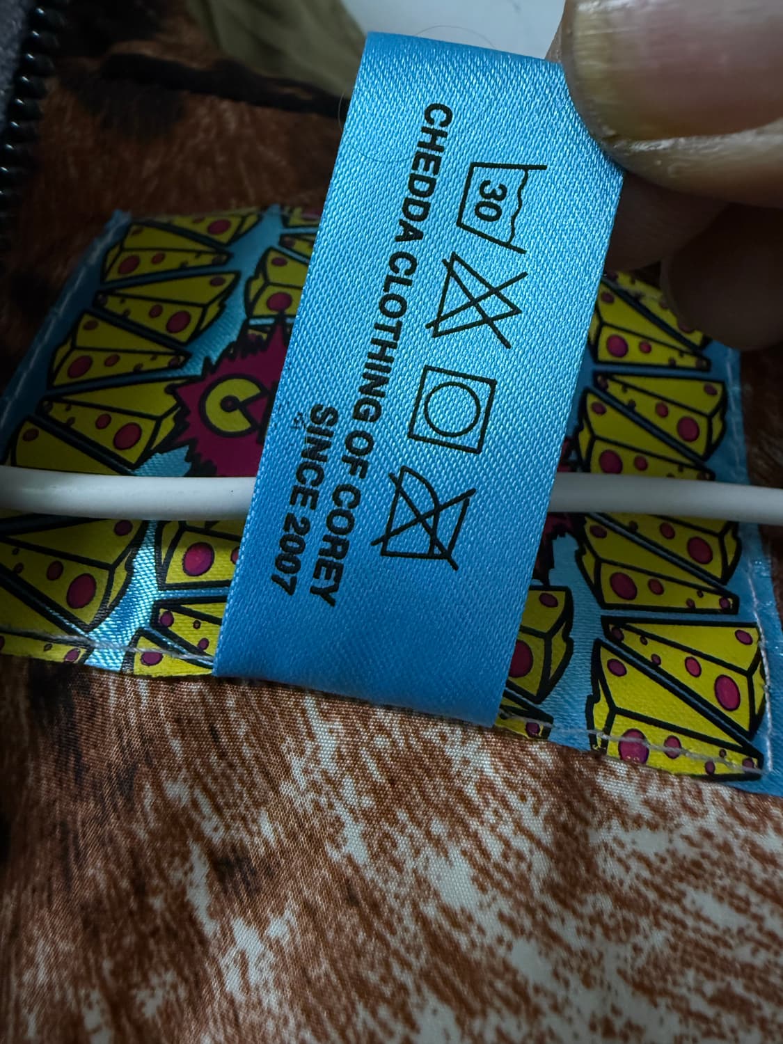 CHEDDA CLOTHING 레오파드 바람막이 후디집업자켓 상품이미지8