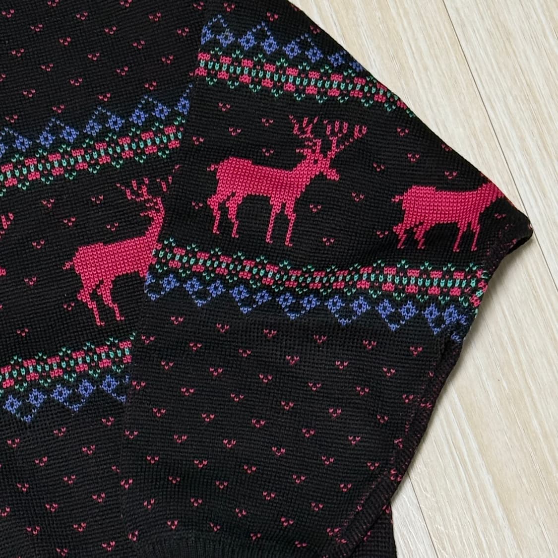 노르닉 패턴 니트 pure new wool 상품이미지3