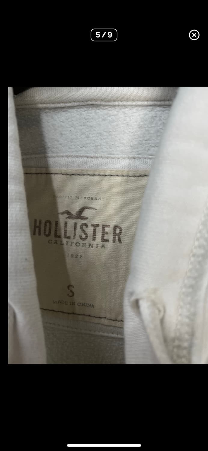 홀리스터 화이트 후드집업 A2924 상품이미지5