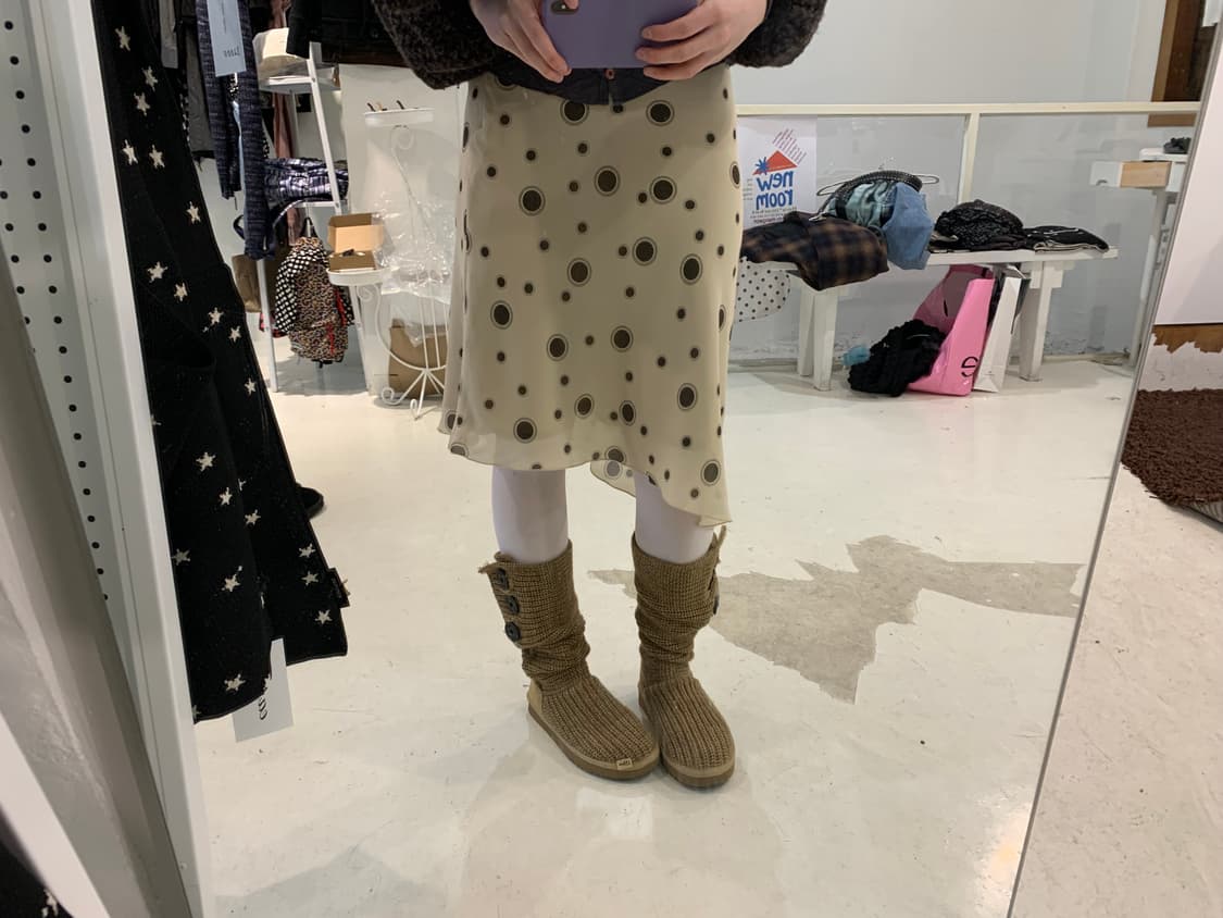 Ugg cardy  boots beige 어그 니트 부츠 상품이미지7