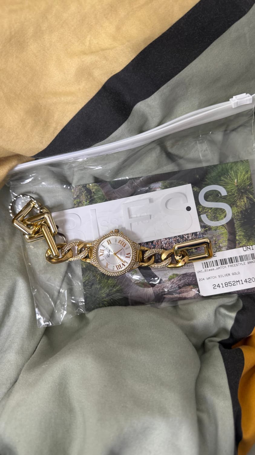 [OS] BLESS freestyle gold watch bracelet 상품이미지2