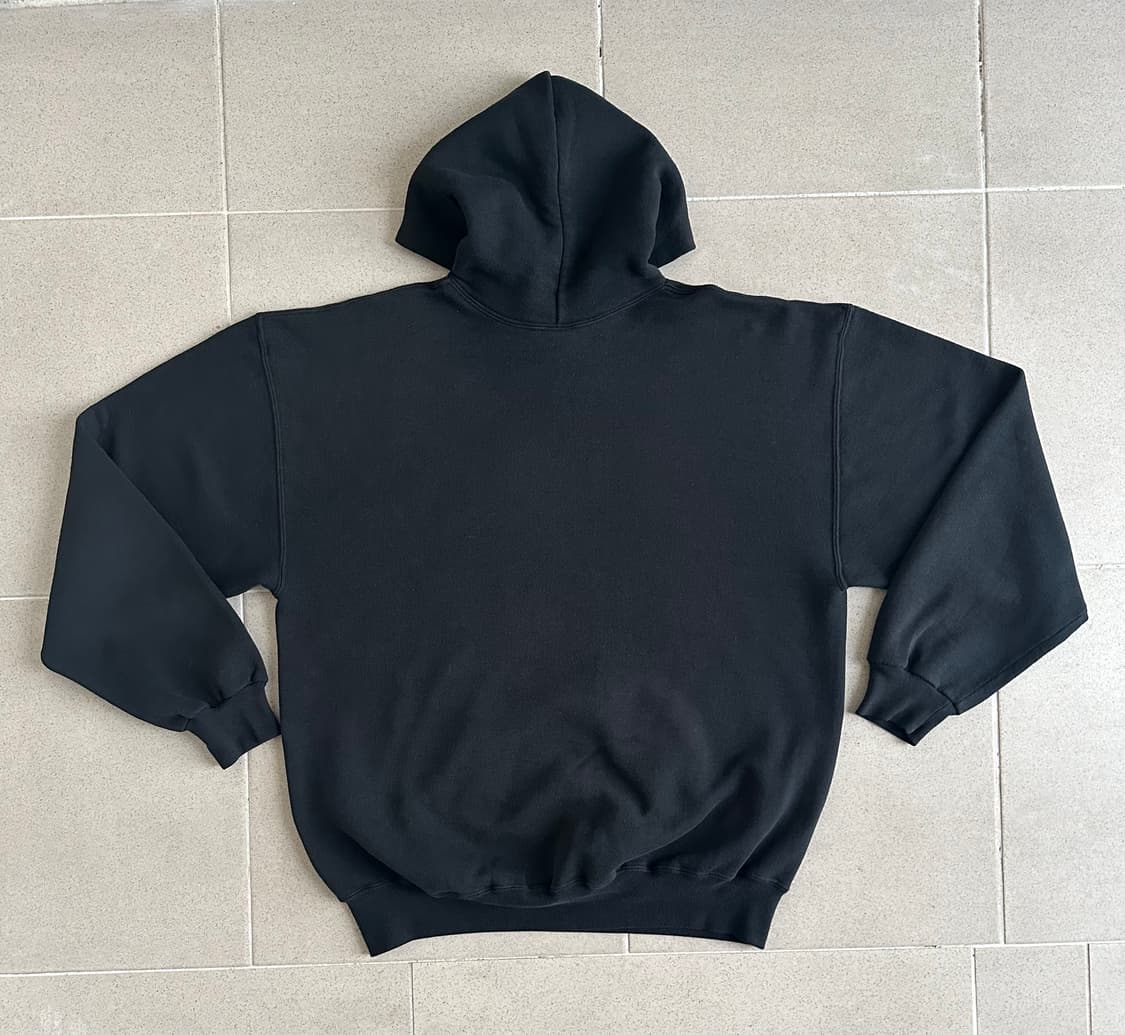 90s 빈티지 러셀 후드 블랙 XL 상품이미지2