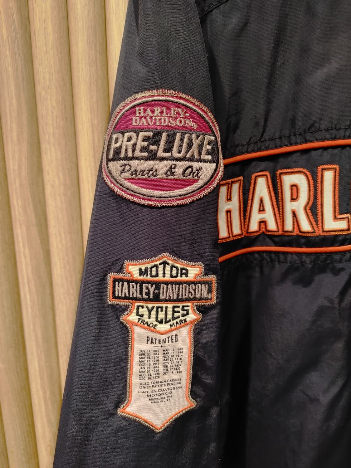 무배) 할리 데이비슨 패치워크 레이싱 자켓 - M 상품이미지3