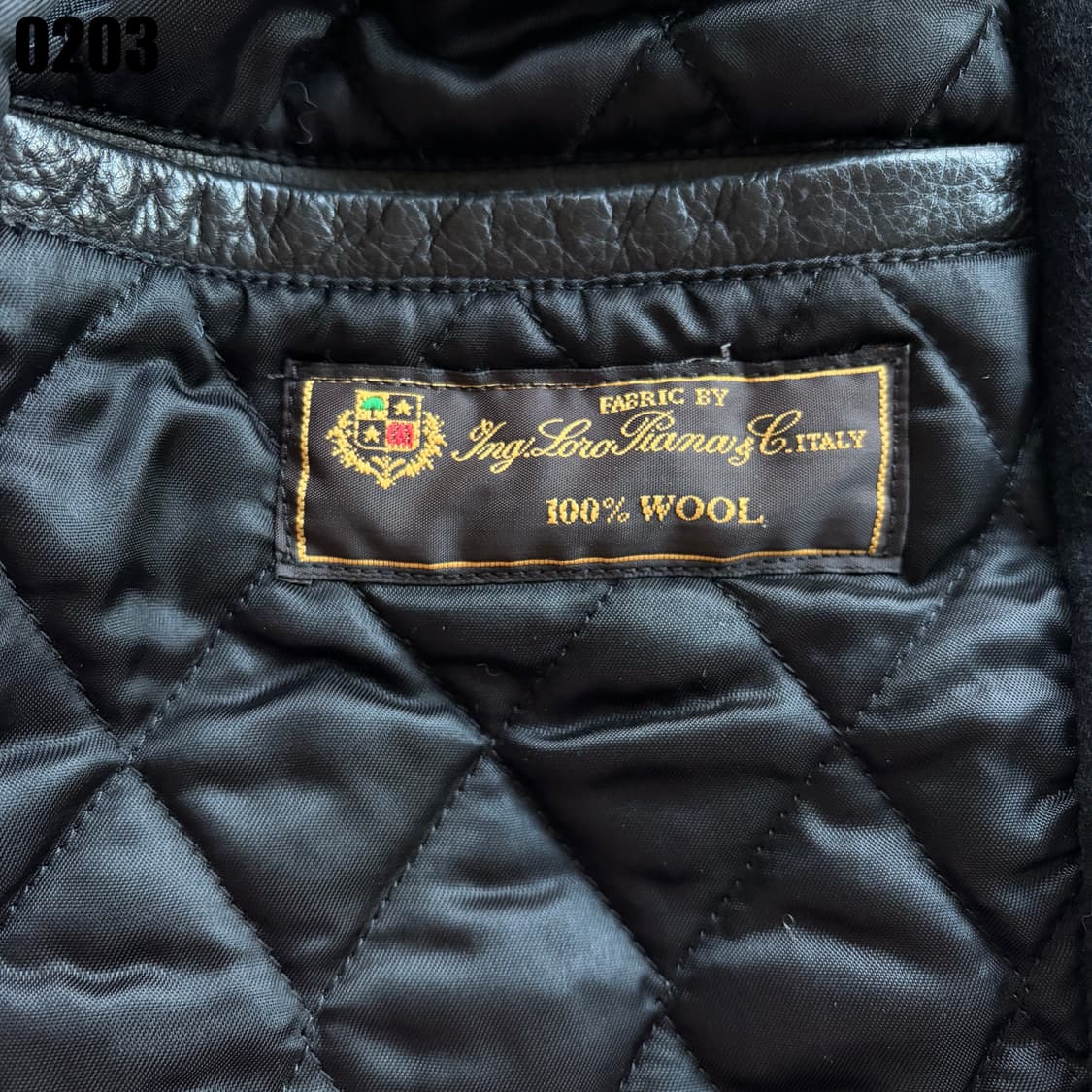 USA GB golden bear 암레더 블루종 자켓 L 0203 상품이미지9