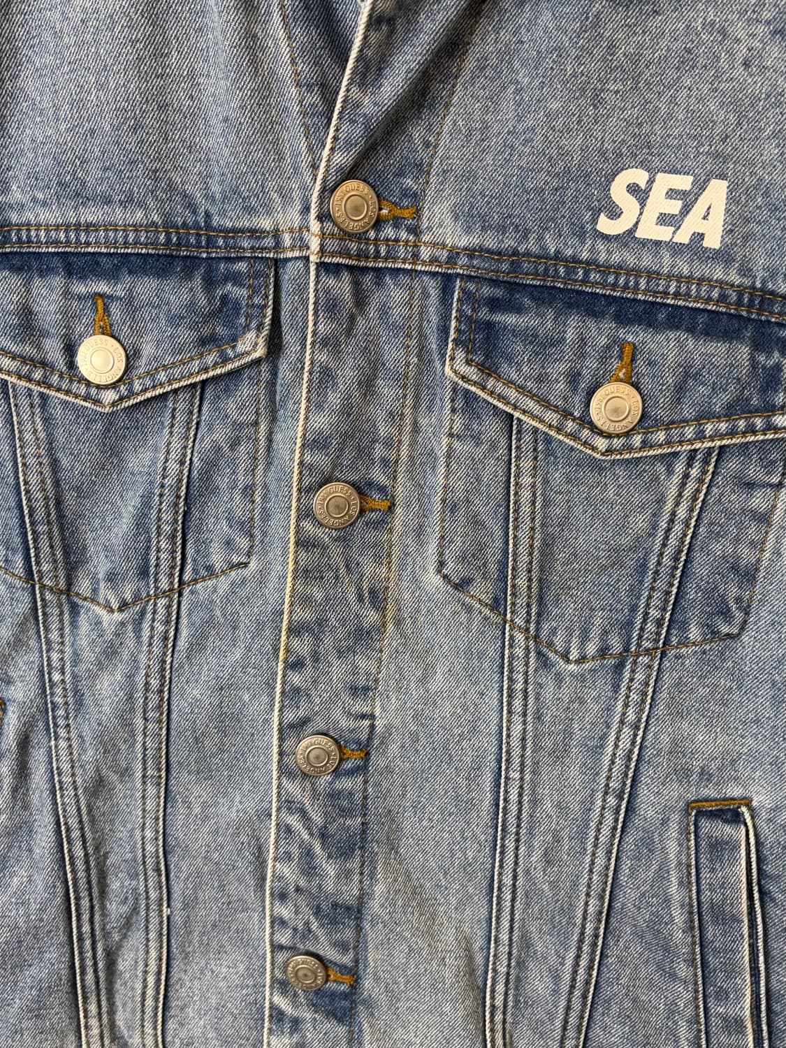 GUESS Wind and sea 빈티지 데님 자켓 상품이미지10