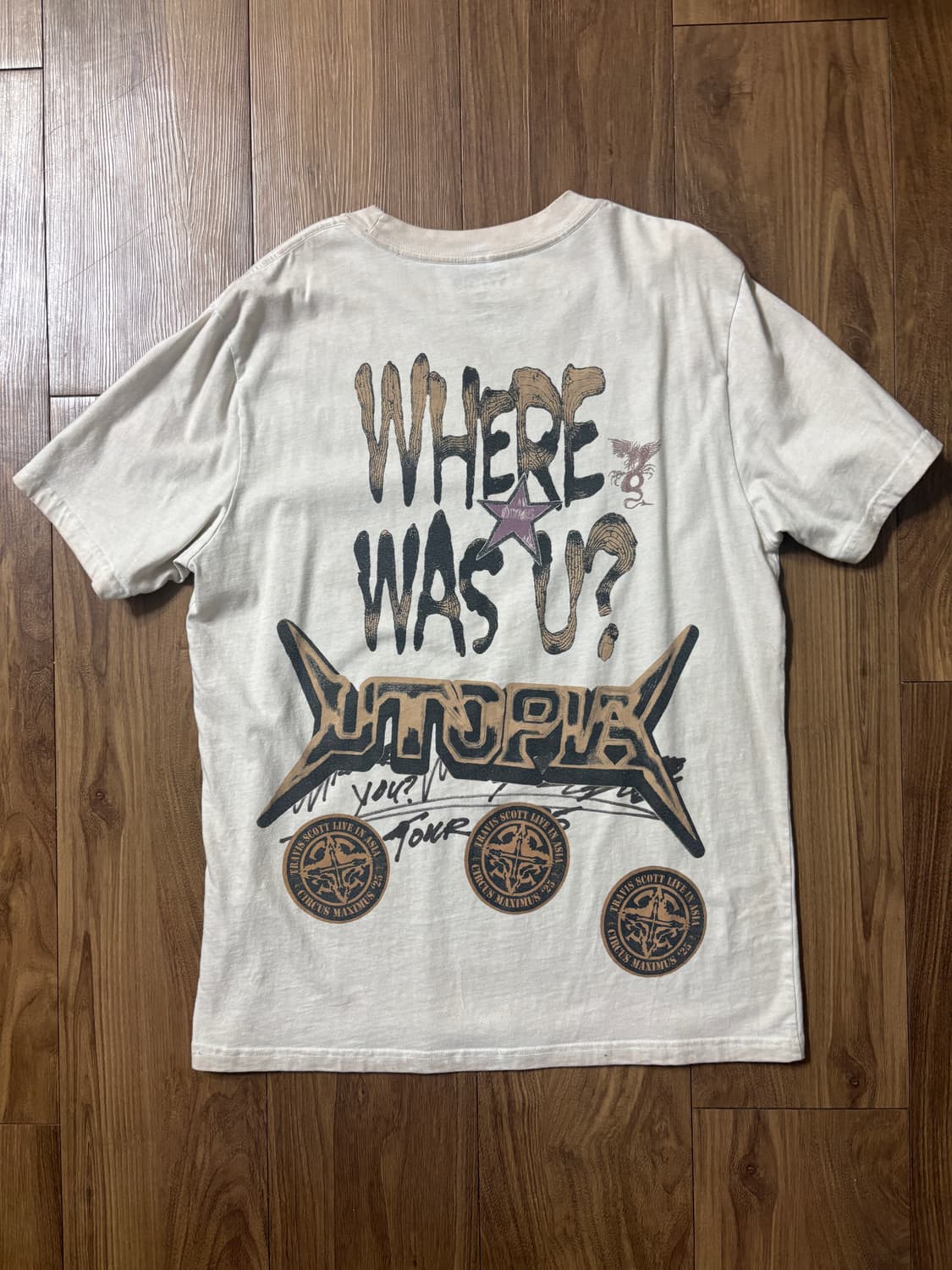 트래비스 스캇 WHERE WAS U TEE 상품이미지2