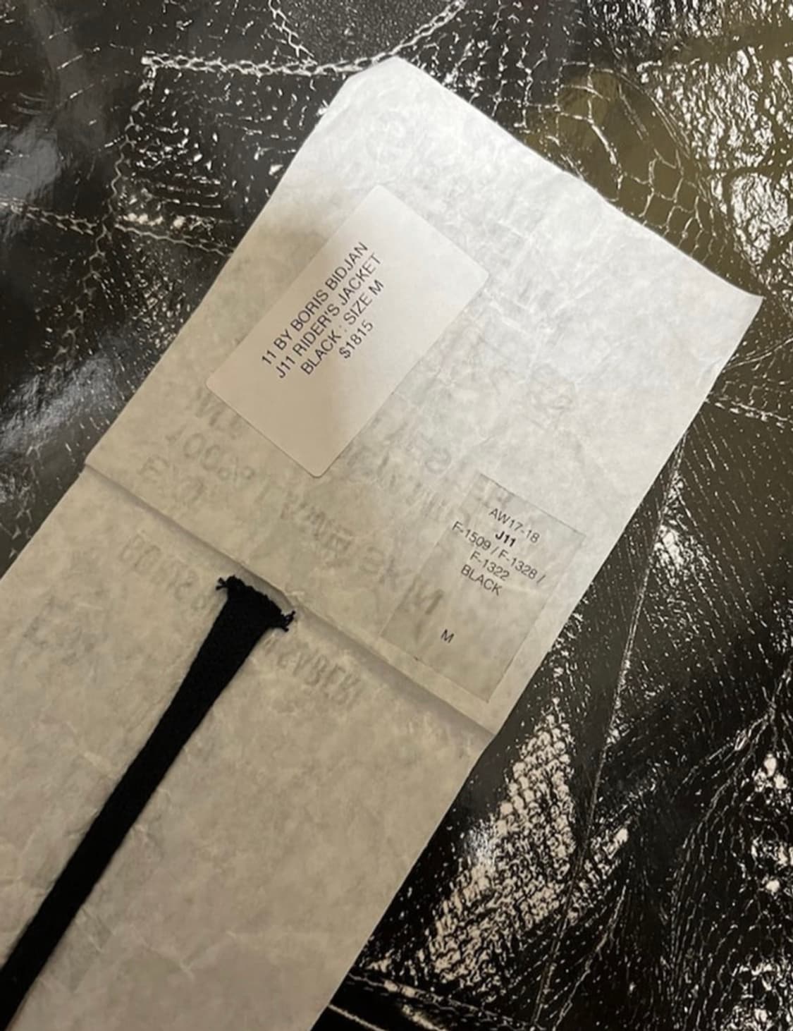 17aw 보리스비잔사베리 램스킨 라이더 자켓M 상품이미지7