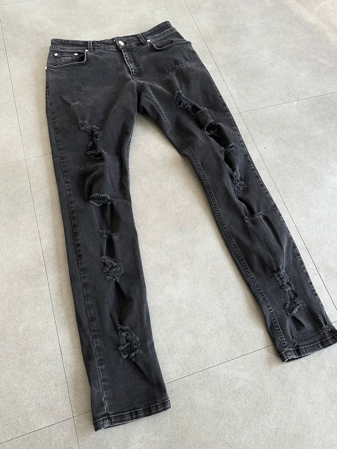 베르사체 베르수스 블랙 셔링 디스트로이드진 상품이미지5