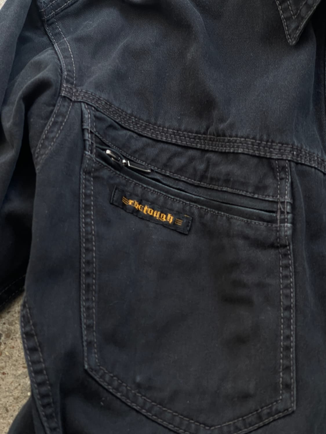 (Remake)black wash damage shirts 상품이미지4