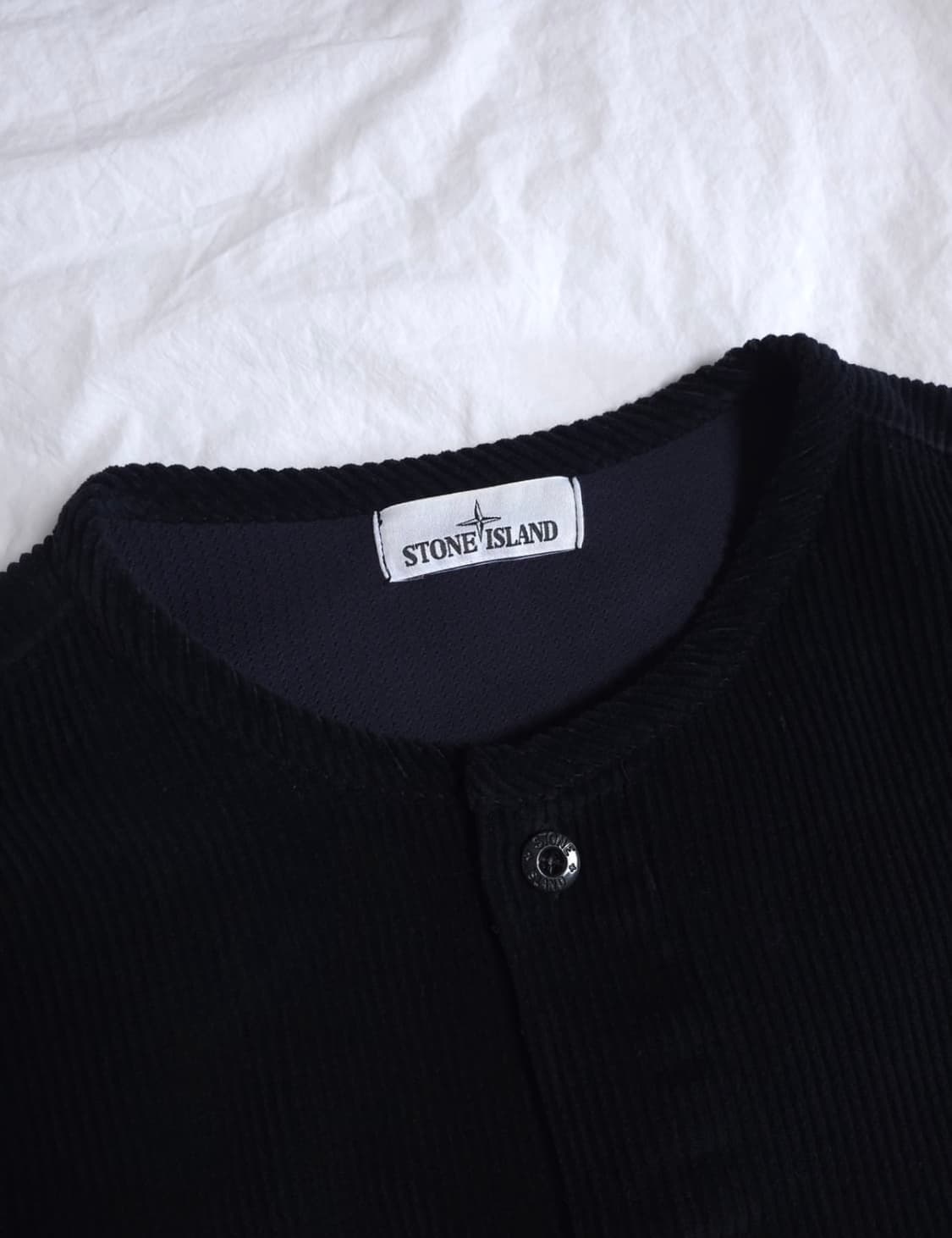 [L]스톤아일랜드 18FW 코듀로이 오버셔츠 블랙 자켓 팝니다 상품이미지6