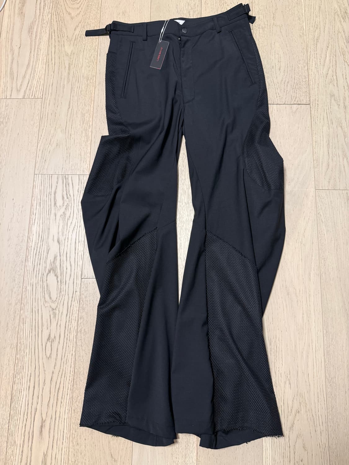 Cmmawear fishnet backzip trouser 상품이미지2