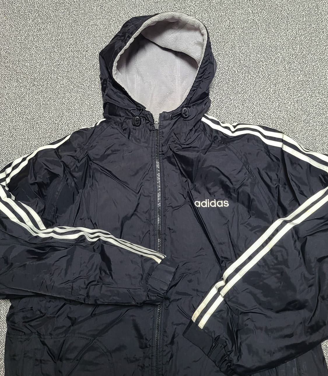 아디다스 리버시블 후드 자켓 M 아메리칸 사이즈 로  XL 가능 상품이미지2