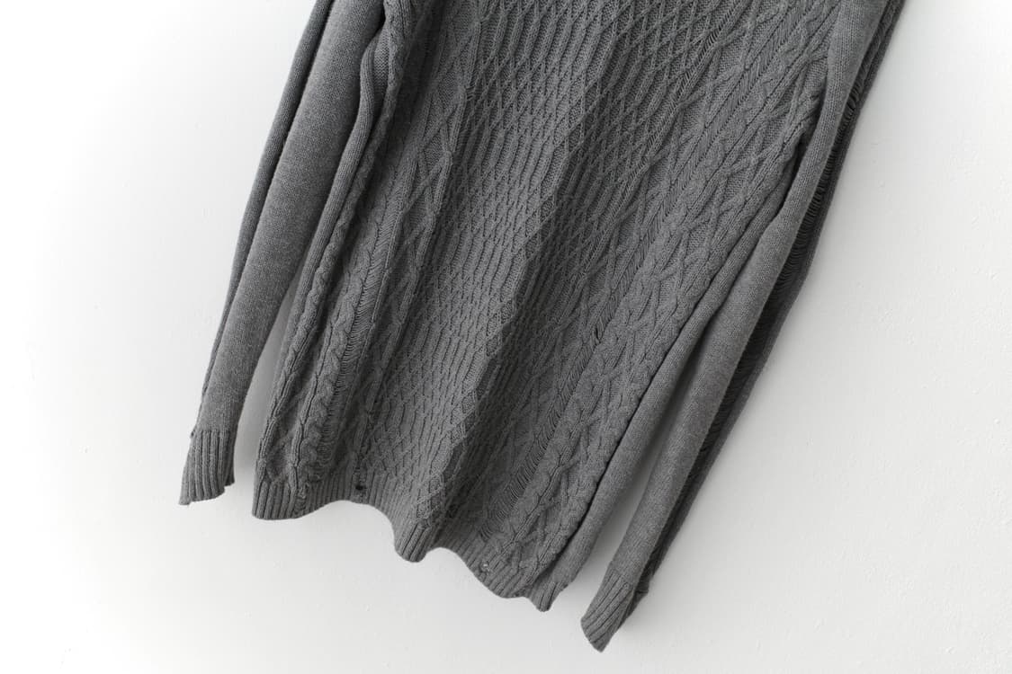 guess) damage long knit 상품이미지4