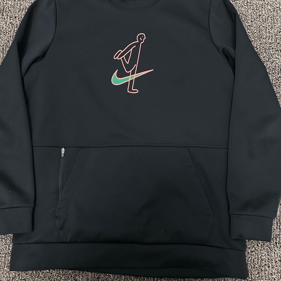 NIKE 나이키 기모 맨투맨 블랙 L 상품이미지4