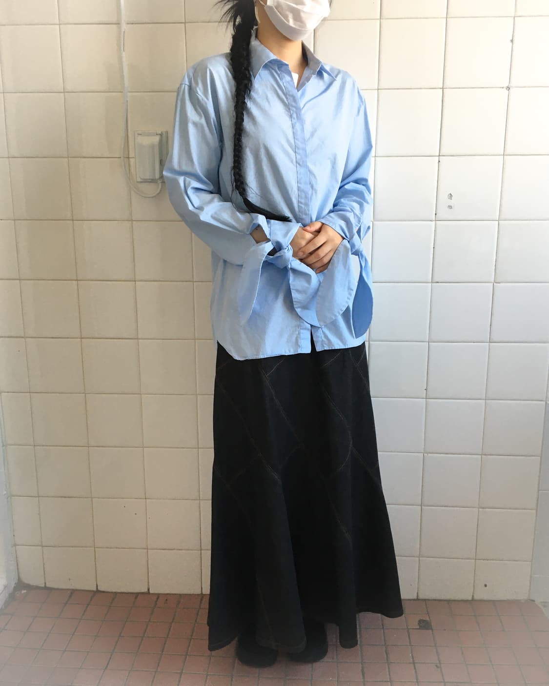 Tied point shirt 상품이미지1